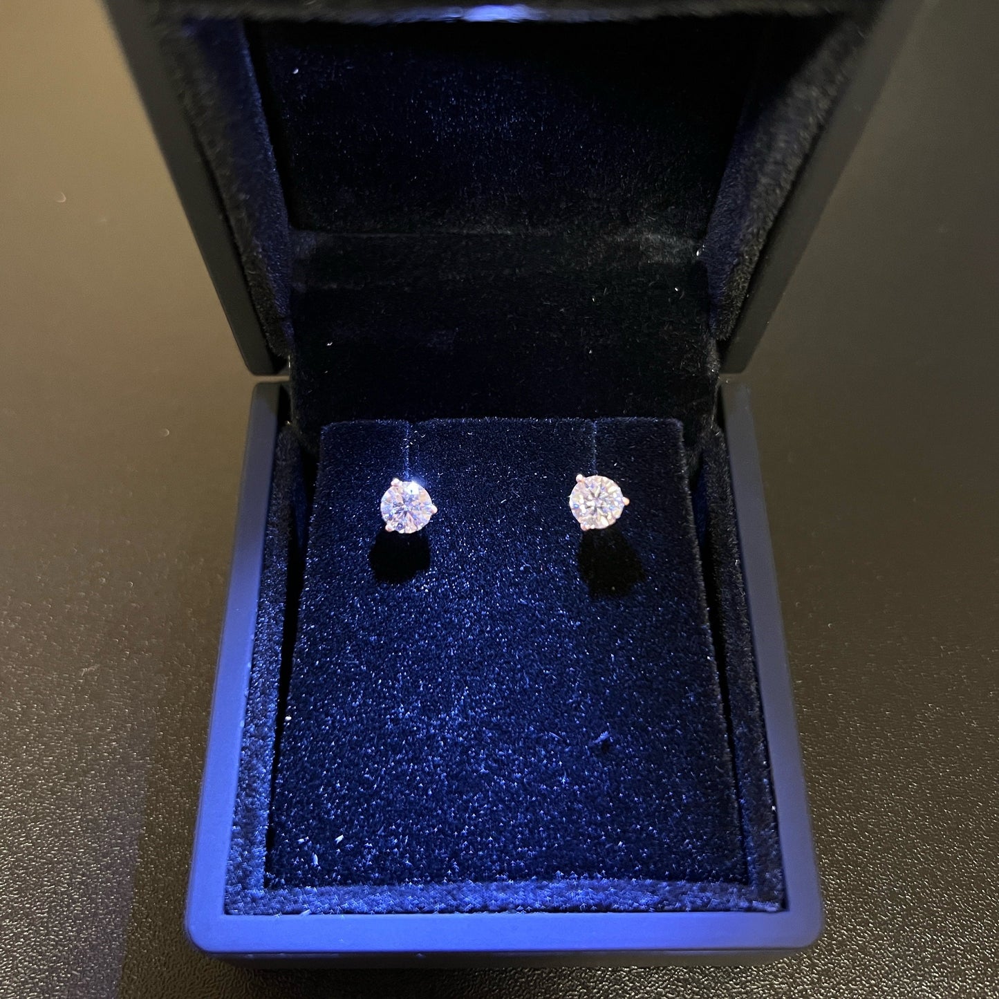 Lab Grown Diamond Earrings | 0.5 CTW Round Certified | .25 CT Each Stud | 14K Gold Earring Studs | Gift for Her Wedding/Birthday/Anniversary