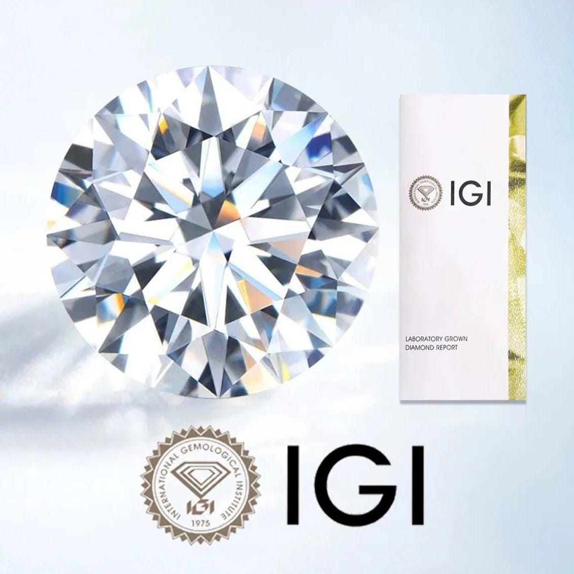Oval Diamond, Certified Lab Grown, Real IGI Authentic Stone, Loose Diamond Only, Certificate Included