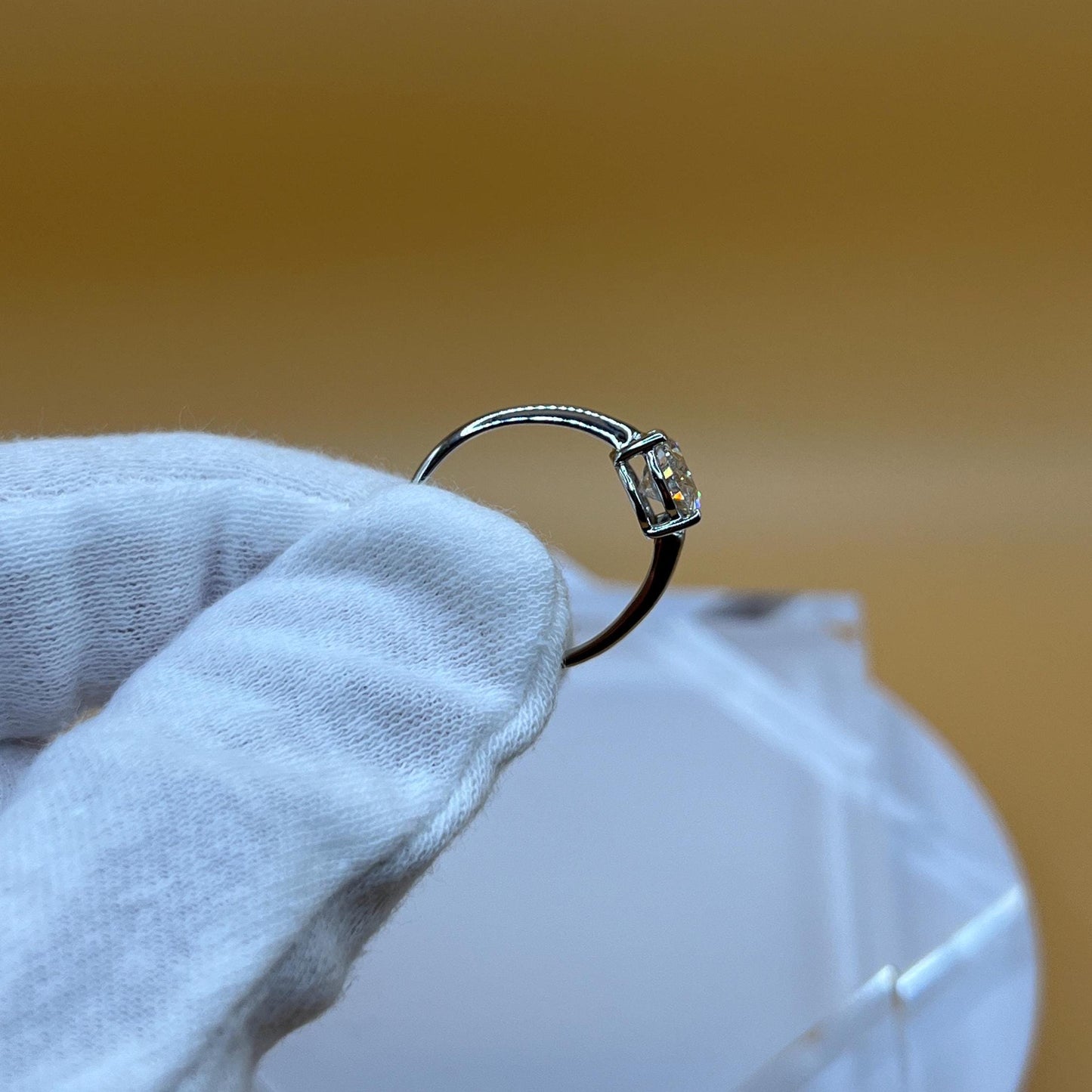 Lab Grown Diamond Engagement Ring | 2 CT Oval Cut Certified | 14K Gold Solitaire | Gift for Her Proposal/Wedding/Birthday/Anniversary