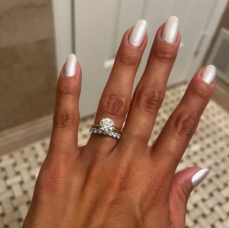 Lab Grown Diamond Engagement Ring | 2 CT Round Certified | 14K Gold Solitaire | Gift for Her Proposal/Wedding/Birthday/Anniversary