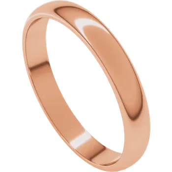 14K Rose Gold Wedding Band
