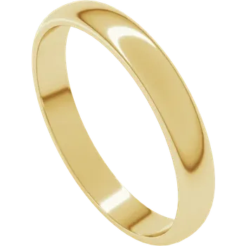 14K Yellow Gold Wedding Band