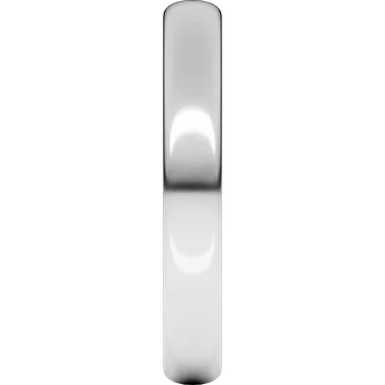 14K White Gold Wedding Band