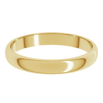 14K Yellow Gold Wedding Band