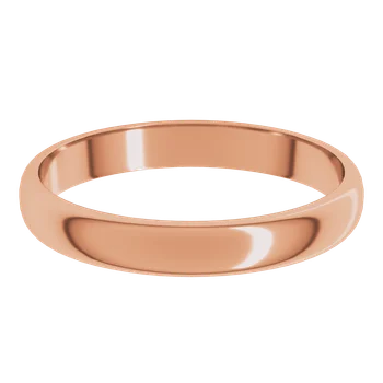 14K Rose Gold Wedding Band