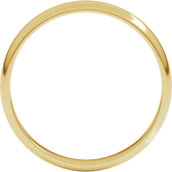 14K Yellow Gold Wedding Band