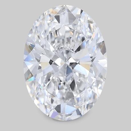 A large, clear, and brilliant-cut diamond with a sparkling, faceted surface.