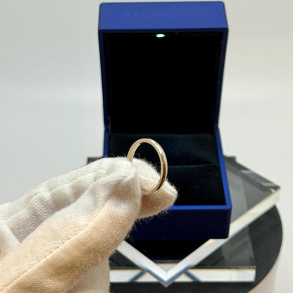 14K White Gold Wedding Band
