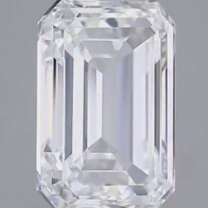 Emerald Cut Certified Lab Grown Loose Diamond