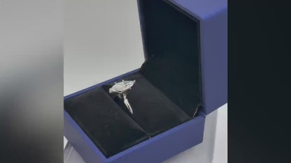 3 CT Marquise Certified Lab Grown Diamond Engagement Ring